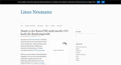 Desktop Screenshot of linus-neumann.de